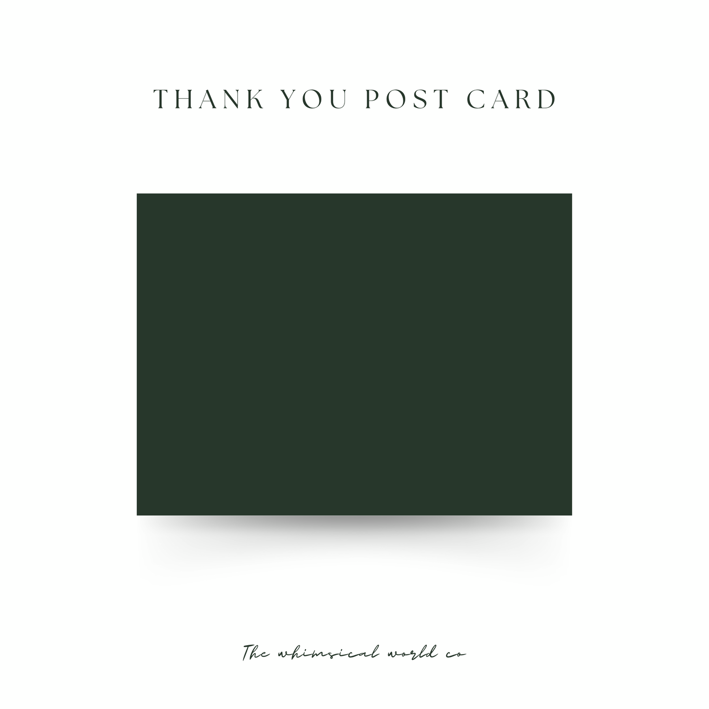BESPOKE Thank You Postcards