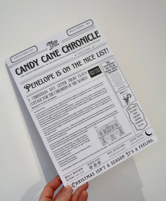 Christmas Morning Newspaper