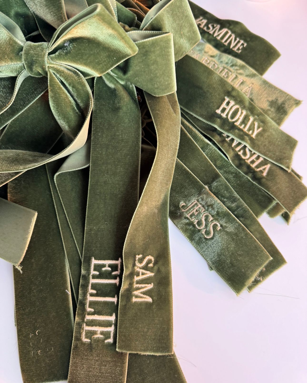 Personalised Hair/ Stocking Bow
