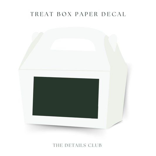 BESPOKE Treat Boxes with Printed Decals