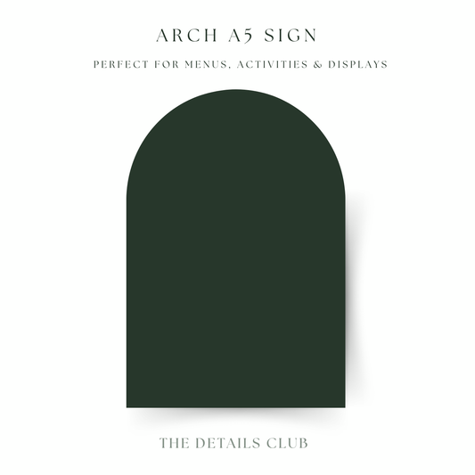 BESPOKE A5 Arch Sign