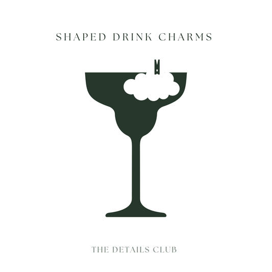 BESPOKE Shaped Drink Charms