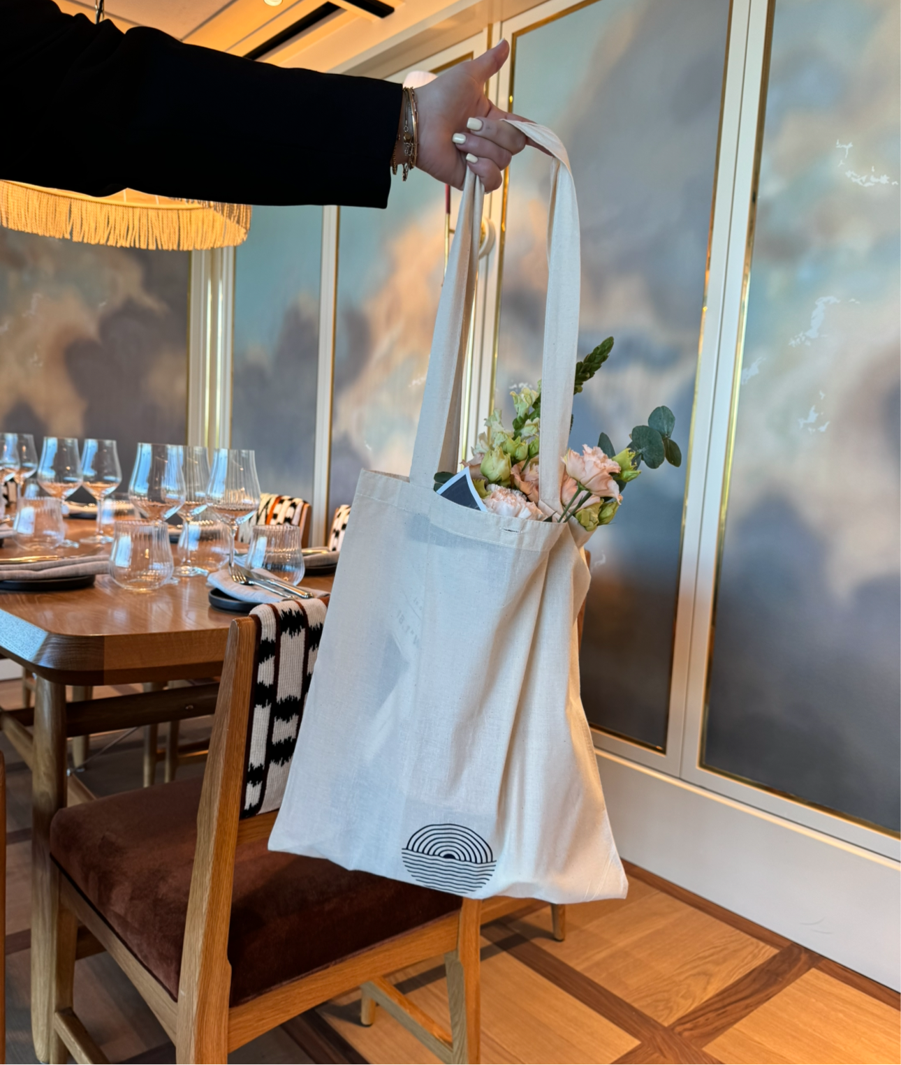 BESPOKE Canvas Tote with Vinyl Decal