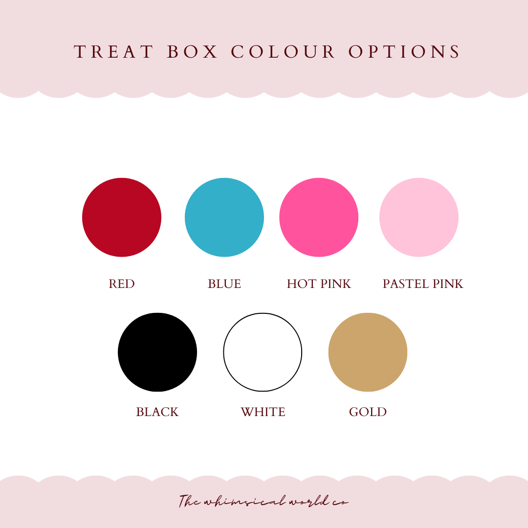 BESPOKE Treat Boxes with Shaped Decal