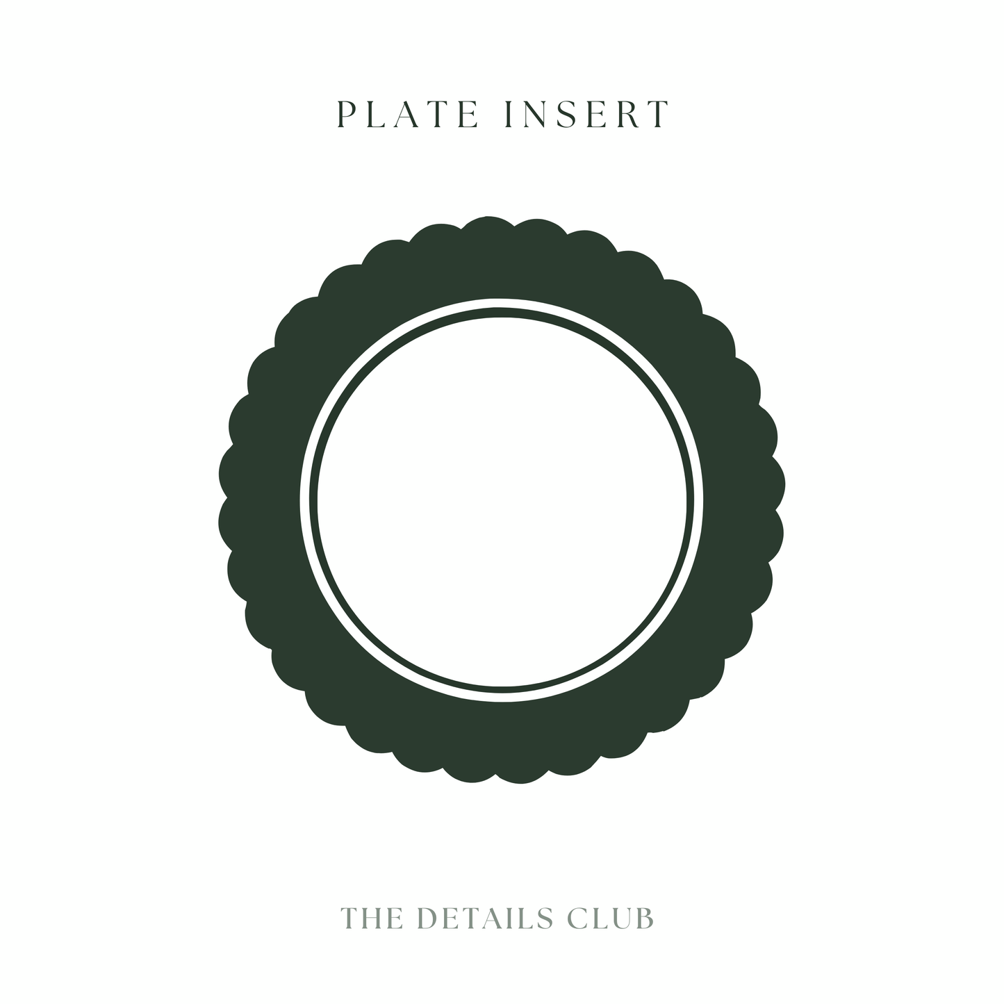 BESPOKE Plate Insert