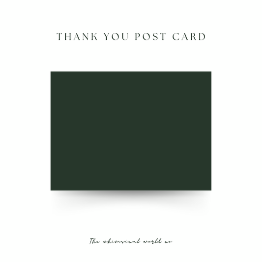 BESPOKE Thank You Postcards