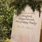 BESPOKE Welcome Sign