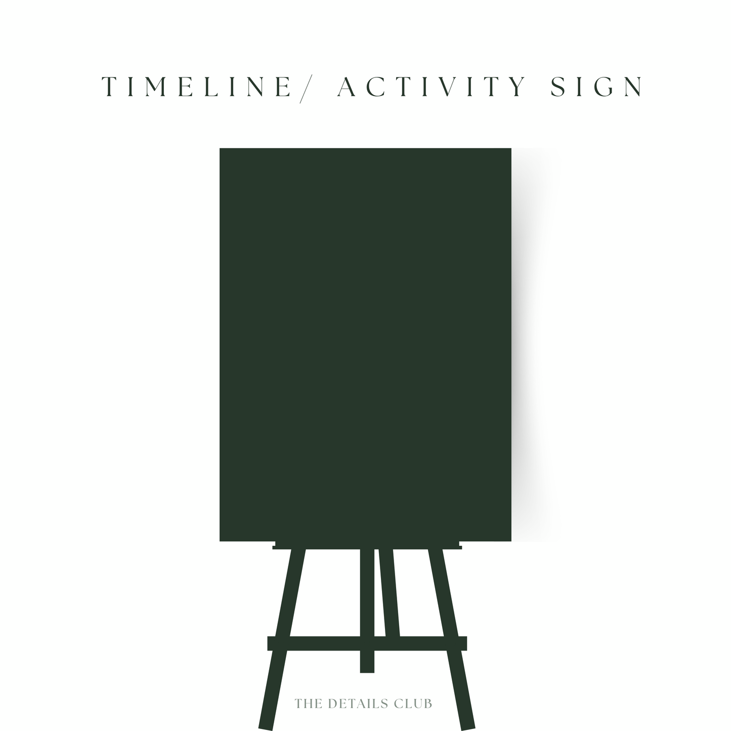 BESPOKE Activity/ Timeline Sign