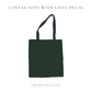 BESPOKE Canvas Tote with Vinyl Decal