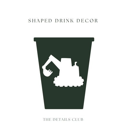 BESPOKE Shaped Drink Decor