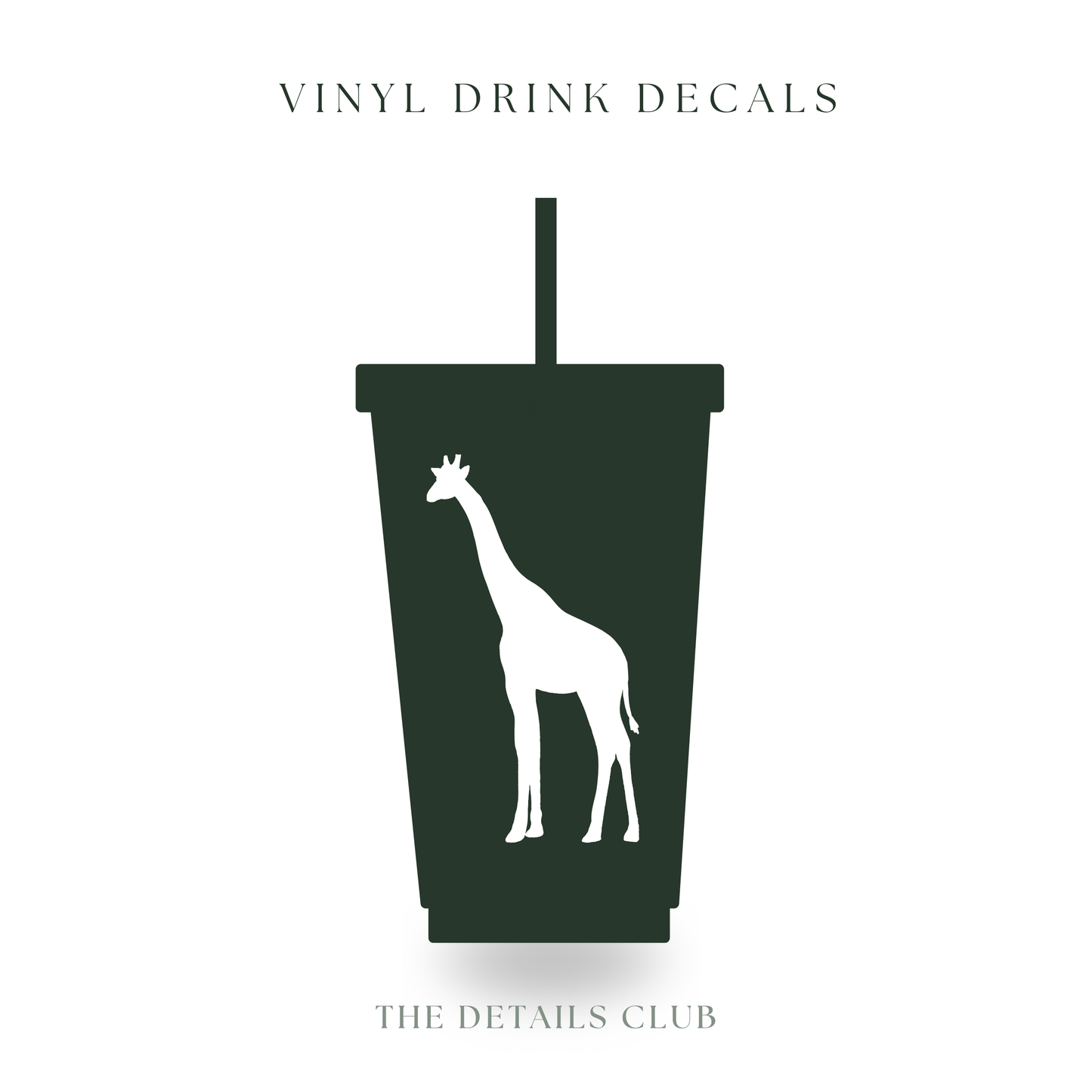 BESPOKE Vinyl Decals for Plastic Cups