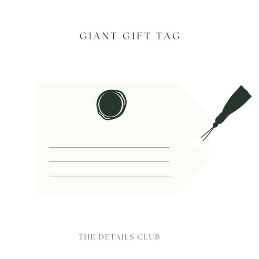 BESPOKE Giant Gift Tags