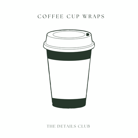 BESPOKE Coffee Cup Wraps
