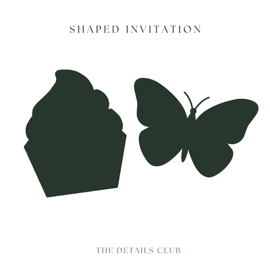 BESPOKE Shaped Invitation