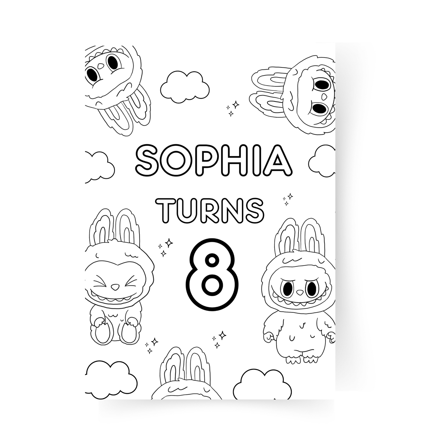BESPOKE Colouring Sheets