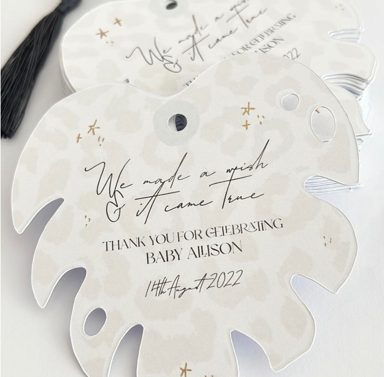 BESPOKE Shaped Tags
