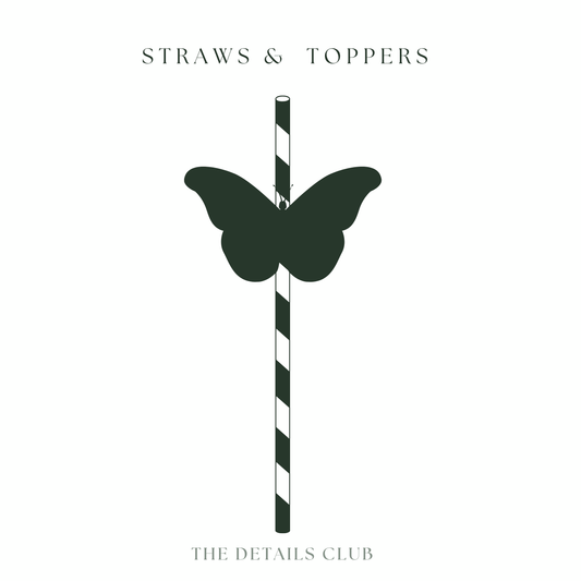 BESPOKE Straws & Toppers