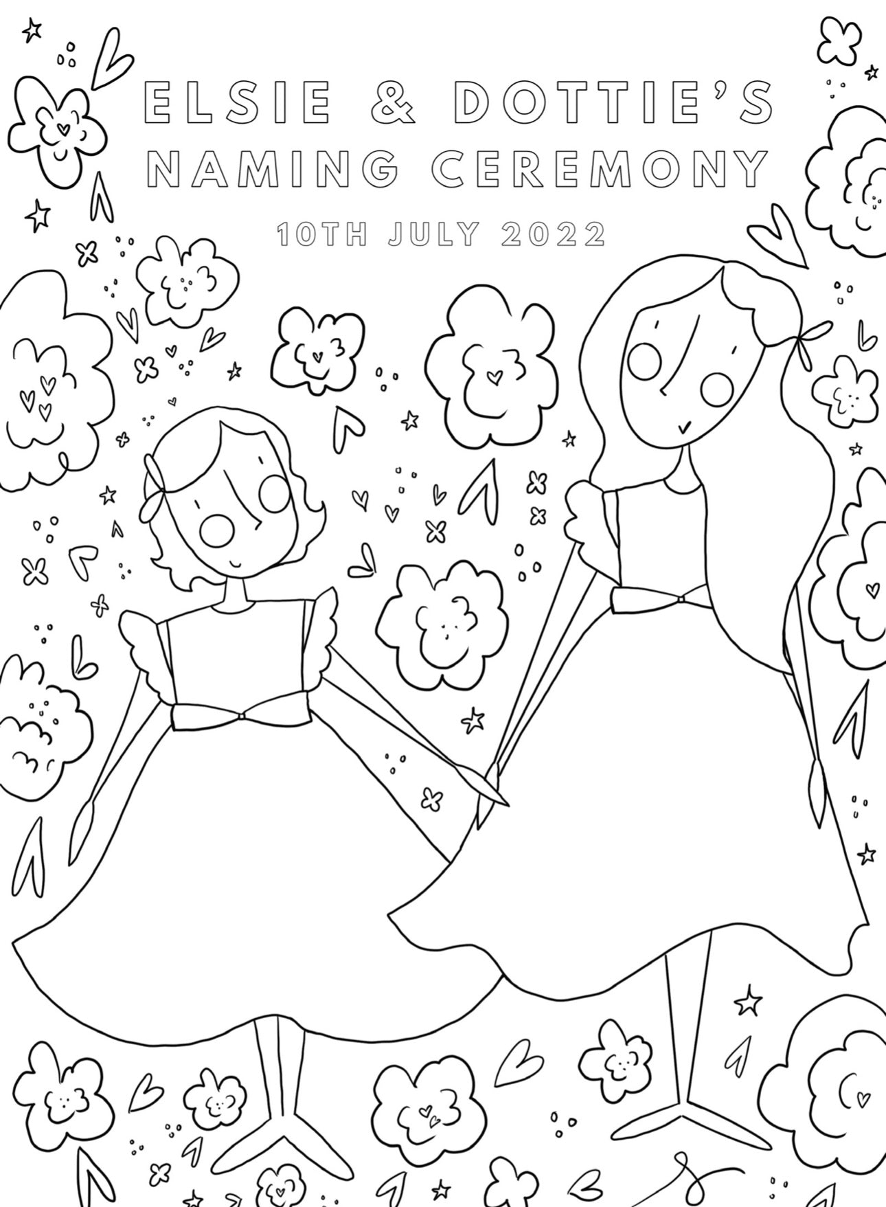 BESPOKE Colouring Sheets