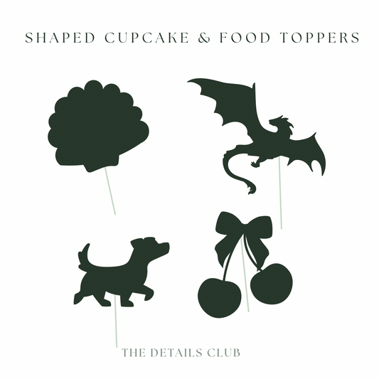 BESPOKE Cupcake & Food Topper