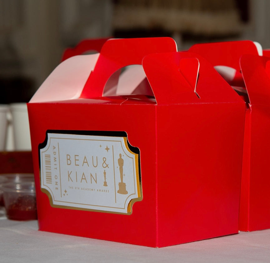 BESPOKE Treat Boxes with Shaped Decal