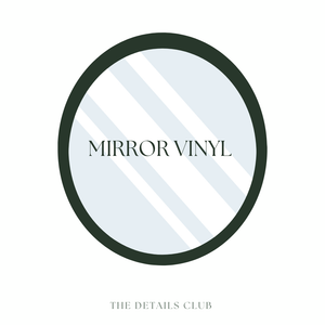Custom Mirror Vinyl Decal